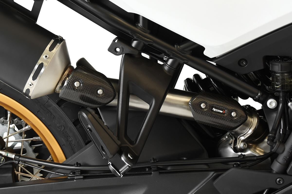 SP-1 SHORT BLACK TITANIUM(ブラックセラミックコーティング)|マフラー装着車両・部分