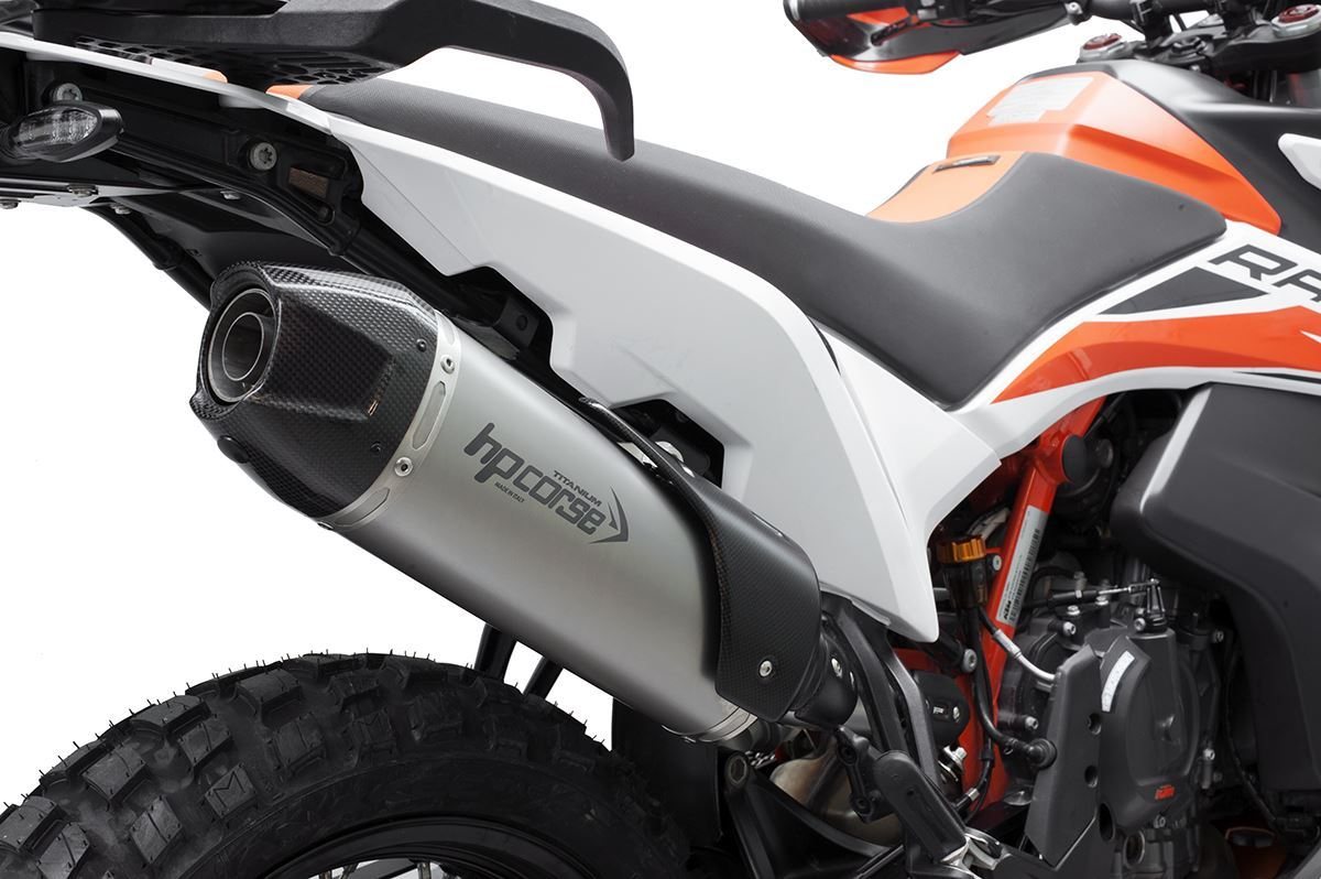 SP-1 CARBON SHORT TITANIUM|マフラー装着車両・部分