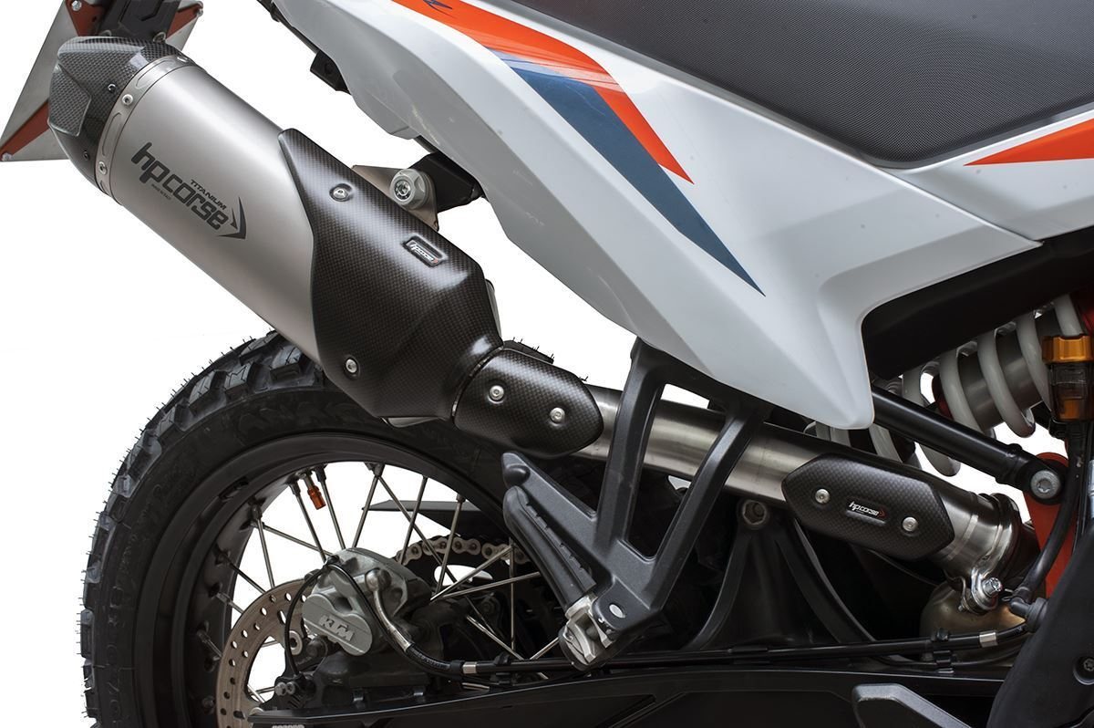 SP-1 CARBON SHORT TITANIUM|マフラー装着車両・部分