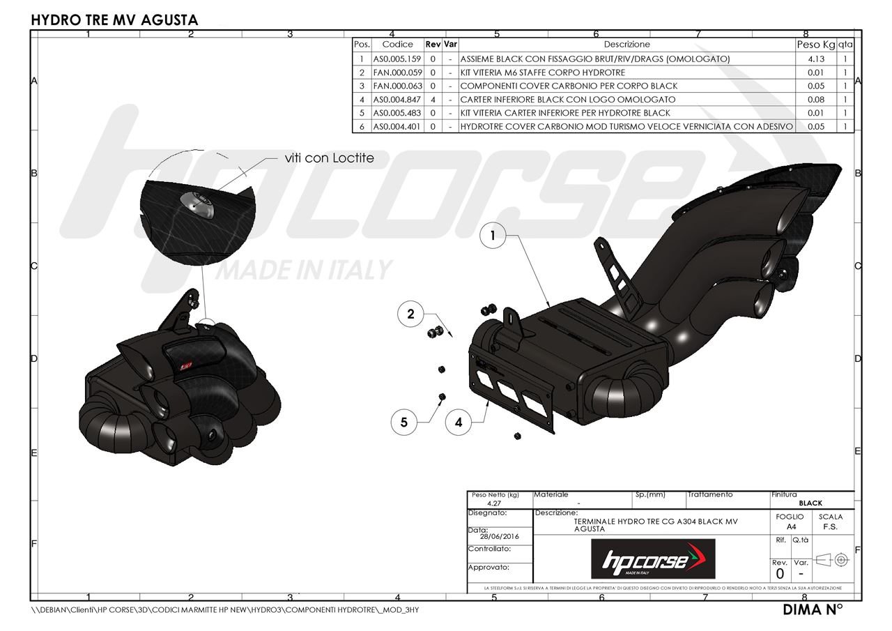HYDROTRE BLACK COVER CARB 公式画像 4