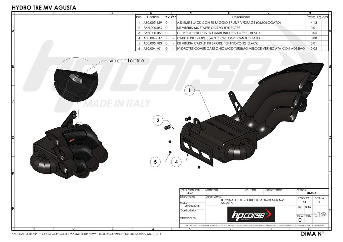 HYDROTRE BLACK CARBON COVER 公式画像 3